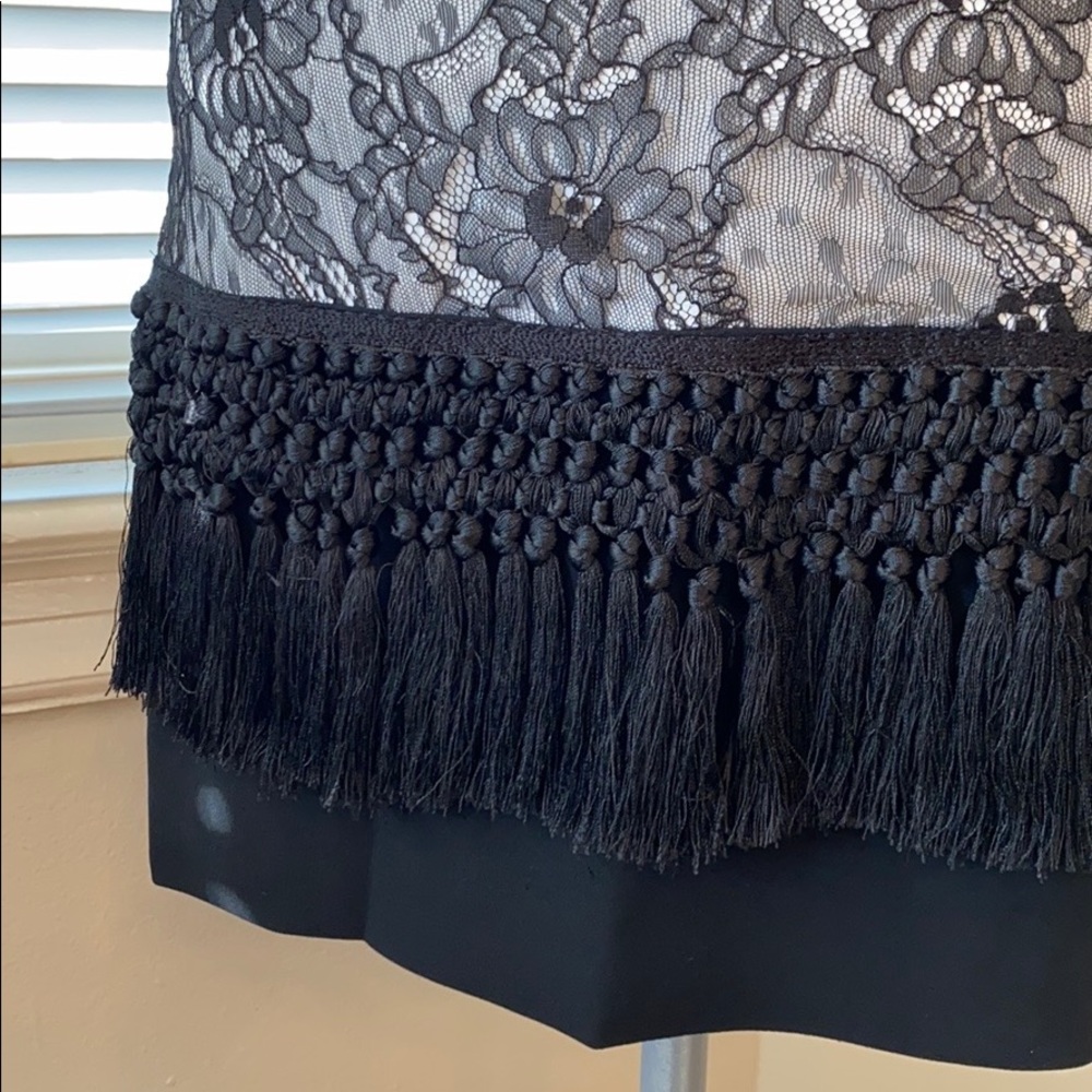 GIVENCHY black and white lace overlay dress - Picture 7 of 13